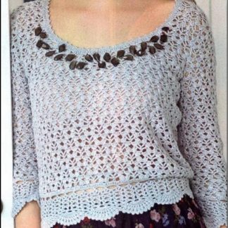 A photo of 92nd blouse, second look, crochet