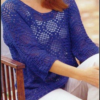 A photo of 95th blouse, crochet
