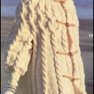 A photo of 93rd cardigan, knitted