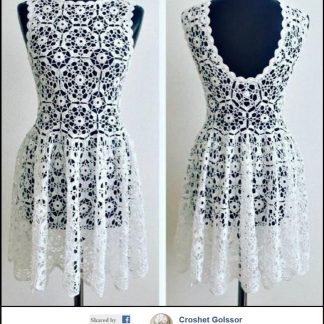 A photo of 93rd dress, crochet