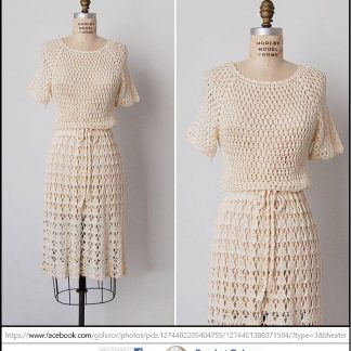 A photo of 94th dress, crochet