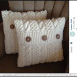 A photo of a misc 96th, a cushion, knitted