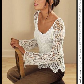A photo of 98th blouse, crochet