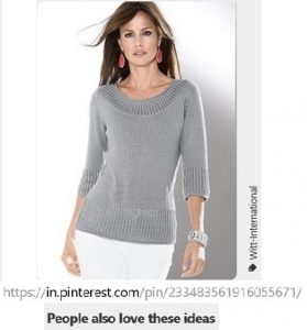 A photo of 97th sweater, knitted