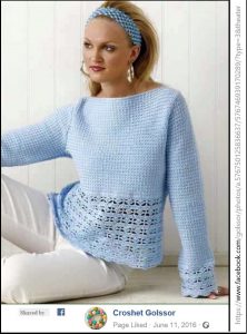 A photo of 99th sweater, crochet