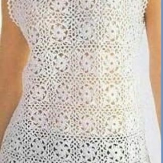 A photo of 102nd blouse, crochet