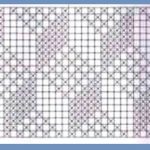 A photo of a 105th pattern, crochet, scheme, general view