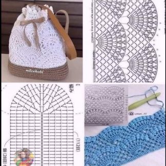 A photo of 106th bag, pattern, crochet