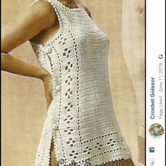 A photo of 109th blouse, tunic, crochet