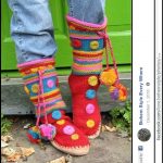 A photo of a misc 107th, a shoes, knitted