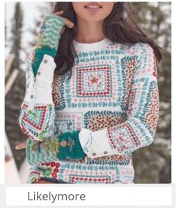 A photo of a 106th sweater, crochet