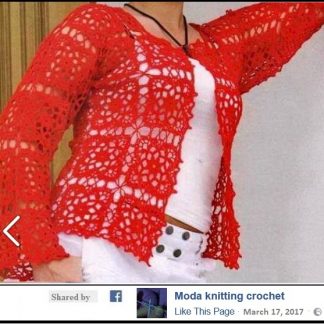A photo of 129th cardigan, crochet