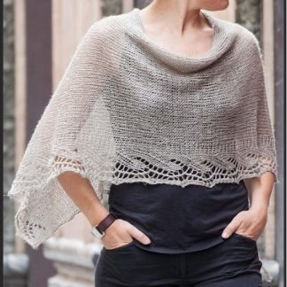 A photo of 127th shawl, knitted