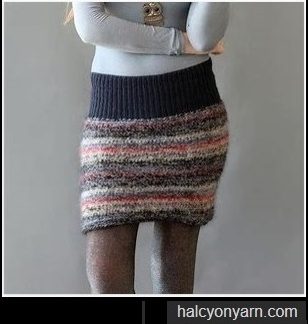 A photo of 89th skirt, knitted